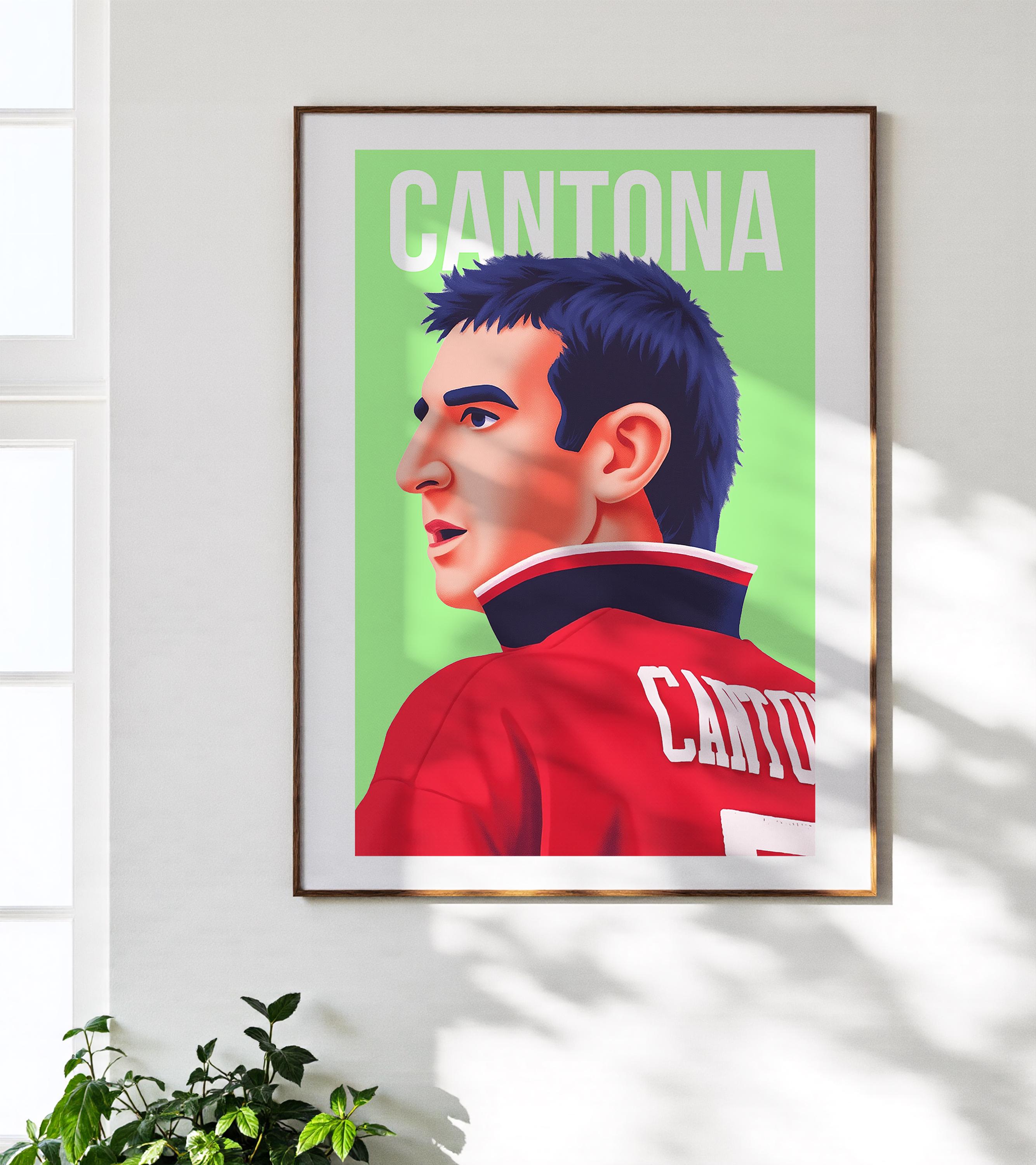 Eric Cantona Print - Etsy