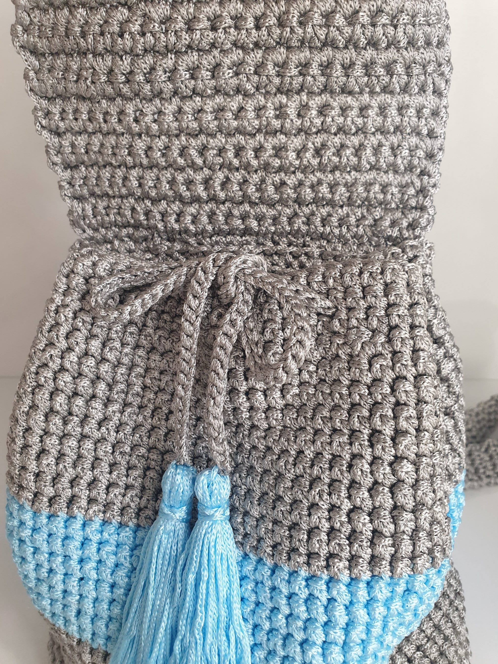 Knitted Backpack, Women's Stylish Backpack, Crochet Bag Etsy