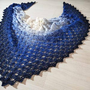 Crochet Wedding Shawl Wrap: Soft Knit Prayer Scarf