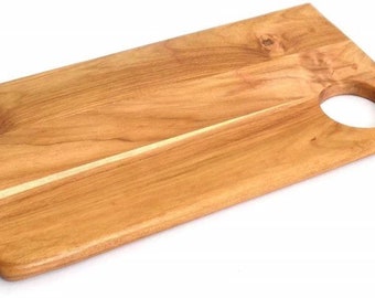 Teak Wood Chopping Board Meat Vegetable Fruit Cheese Pizza -14 x 7.50 x 0.5 Inch Wooden Cutting Board  (Brown)