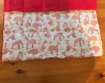 Fox Weighed Lap Blanket/ Anxiety/ Stress Relief Pad