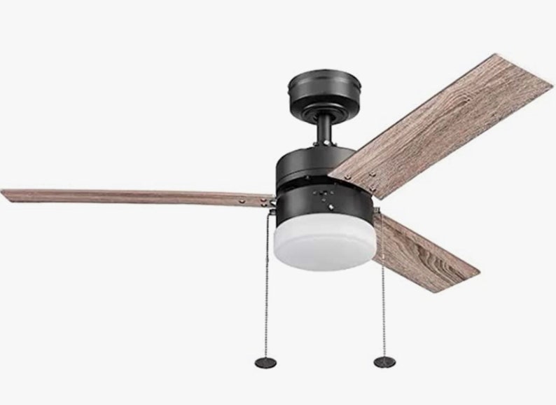 Matte Bronze LED Indoor Ceiling Fan 