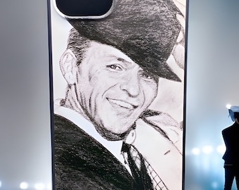 Frank Sinatra iPhone 13 Case | Sinatra Gift | Sinatra Art Case | Original Hand Drawn Artwork | Customized To Fit All Phone Models