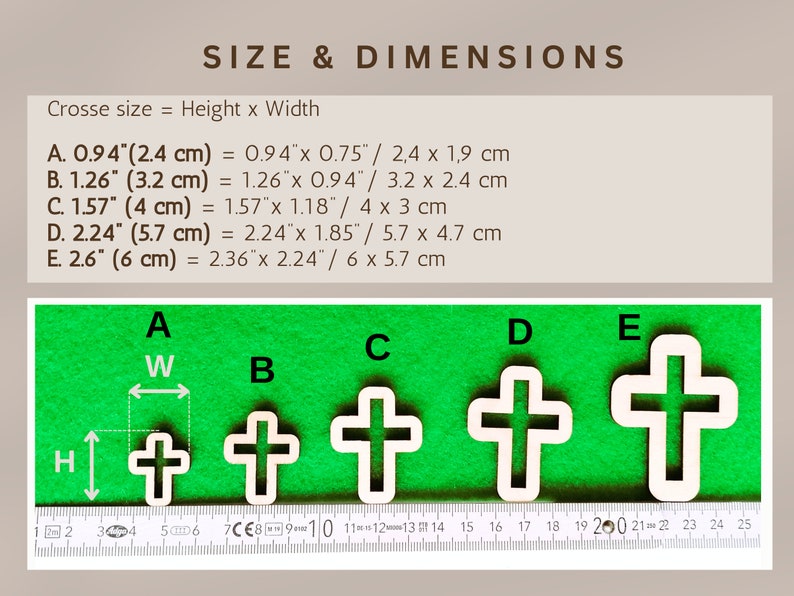 Small Wooden Crosses 50 Pieces, Baptism Biodegradable Confetti, Easter ...