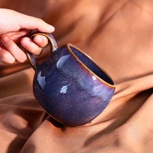 Personalized Handmade Ceramic Mug, Custom Name/Logo Coffee Mug, Pottery Coffee Mug Handmade, Kitchen Decoration image 9