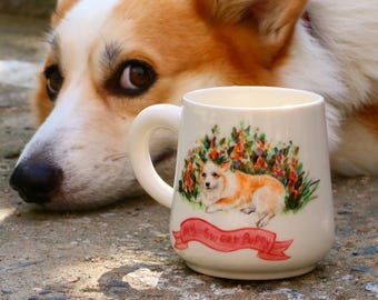 Custom Pet Portrait Mug – Personalized Hand-Painted Ceramic Cup with Your Dog or Cat Image, Unique Gift for Pet Lovers