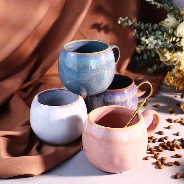 Mug en céramique fait main personnalisé, Mug à café avec nom/logo personnalisé, Mug à café en poterie fait main, Décoration de cuisine