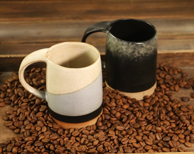 Personalized Handmade Ceramic Mug, Custom Name/Logo Coffee Mug, Pottery Coffee Mug Handmade, Kitchen Decoration