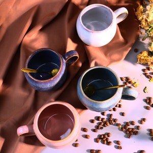 Personalized Handmade Ceramic Mug, Custom Name/Logo Coffee Mug, Pottery Coffee Mug Handmade, Kitchen Decoration image 5