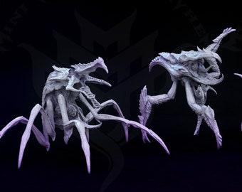 Crazed Arthopods (75mm Base) | Miniature for Table Top Games | Resin 3D Printed Model | Dungeons & Dragons