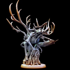 Le Wendigo 3 poses culot 25 mm Miniature pour jeux de table Modèle imprimé 3D en résine Donjons et dragons image 3