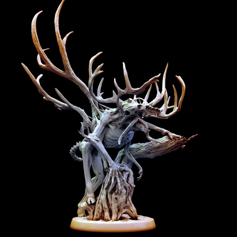 The Wendigo 3 Poses 25mm Base Miniature for Table Top Games Resin 3D Printed Model Dungeons & Dragons image 3