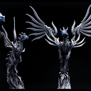 Drakkonstruktion (2 poser) 75 mm bas | Miniatyr för bordsspel | 3D-utskriven modell i harts | Dungeons & Dragons