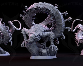 Nothic Behemoth (50mm x 75mm Base) | Miniature for Table Top Games | Resin 3D Printed Model | Dungeons & Dragons
