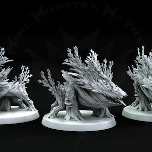 Wortelbulette (2 houdingen) 25 mm basis | Miniatuur voor tafelspellen | 3D-geprint harsmodel | Kerkers en draken
