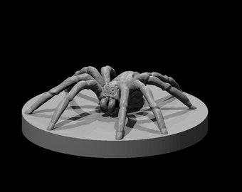 Giant Wolf Spider Miniature for Table Top Games : Resin 3D Printed Model
