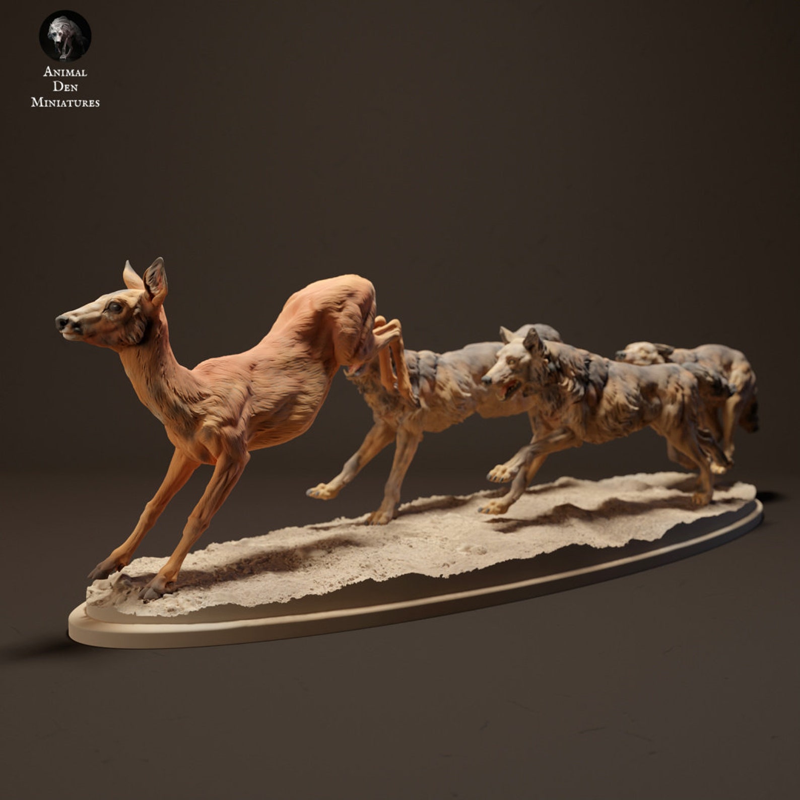 Roe Deer 1/24 Scale Realistic Animal Model 3D Printed | Decorative ...