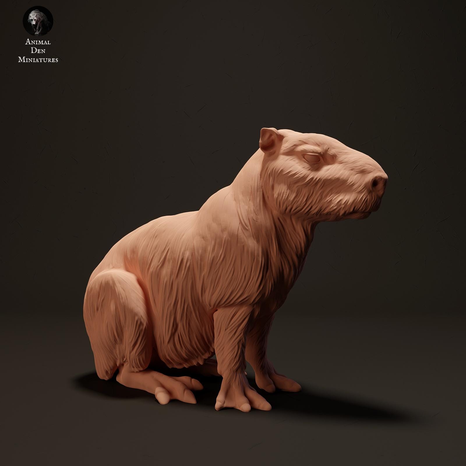 Capybara 1/24 Scale Realistic Animal Model 3D Printed | Decorative ...