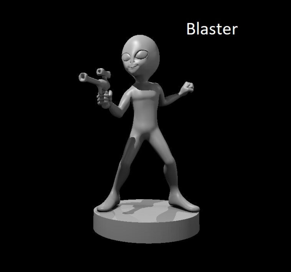 Alien Miniature for Table Top Games : Resin 3D Printed Model - Etsy