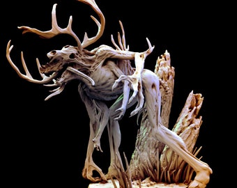 The Wendigo (3 Poses) 25mm Base | Miniature for Table Top Games | Resin 3D Printed Model | Dungeons & Dragons