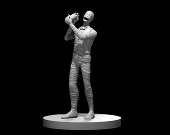 Mummy Bartender Miniature for Table Top Games : Resin 3D Printed Model