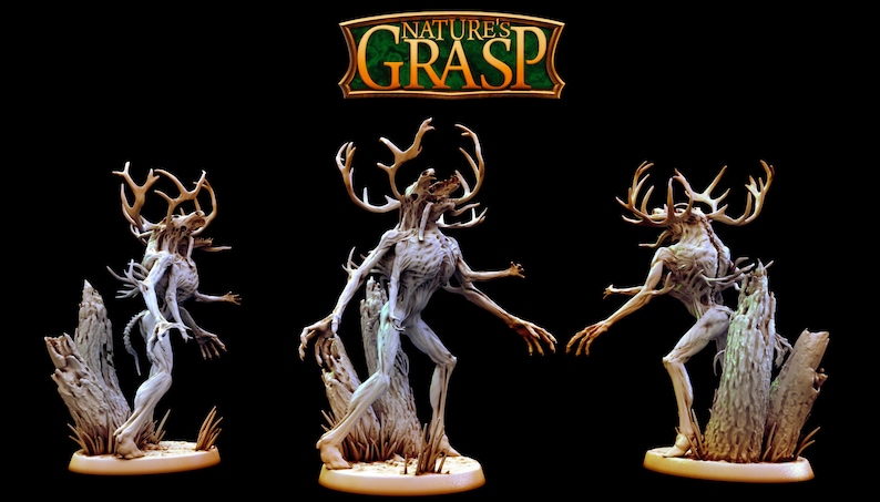 The Wendigo 3 Poses 25mm Base Miniature for Table Top Games Resin 3D Printed Model Dungeons & Dragons image 5