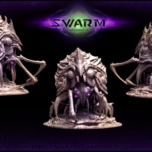 Pathogen Zero (3 Poses) 75mm Base | Miniature for Table Top Games | Resin 3D Printed Model | Dungeons & Dragons