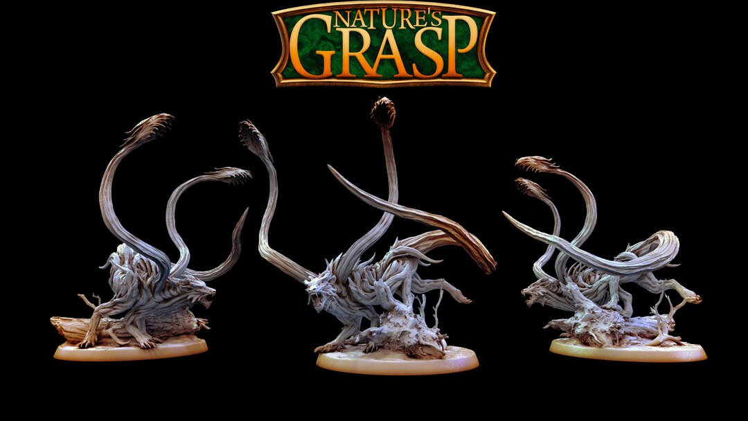 Dnd Rooter Root Displacer (2 Poses) 50mm Base | Miniature for Table Top Games ...