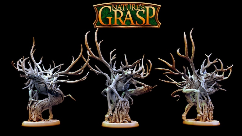 The Wendigo 3 Poses 25mm Base Miniature for Table Top Games Resin 3D Printed Model Dungeons & Dragons image 6