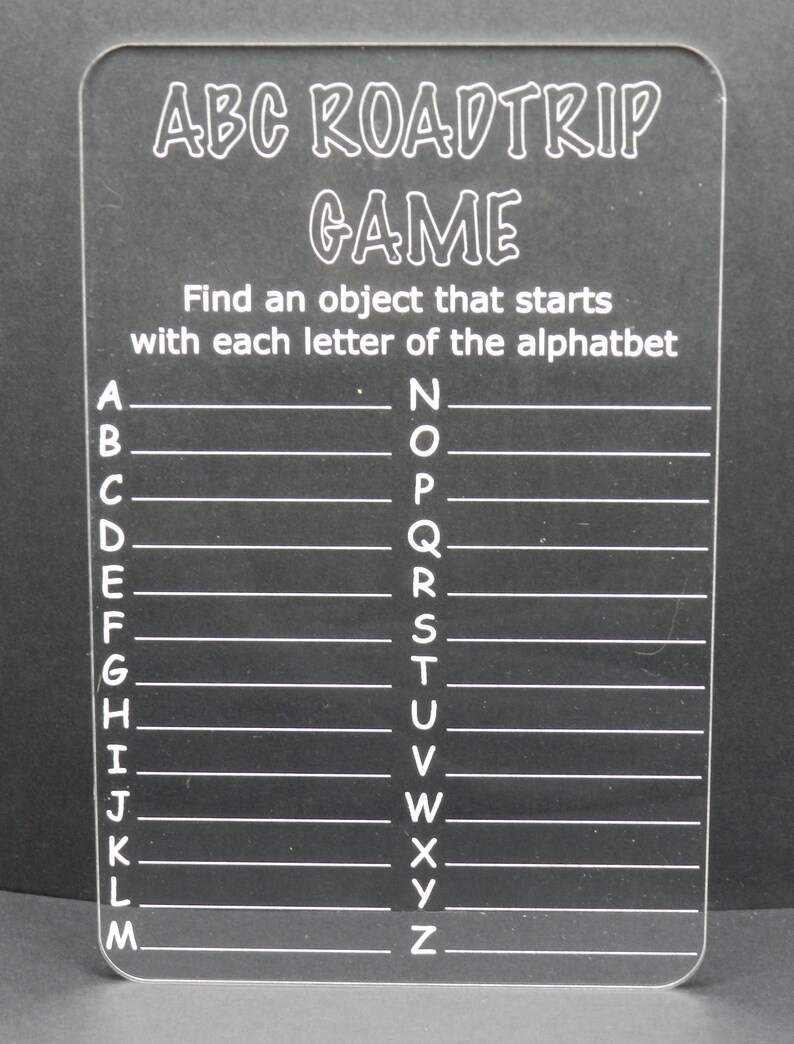 Dry Erase Board Games Etsy