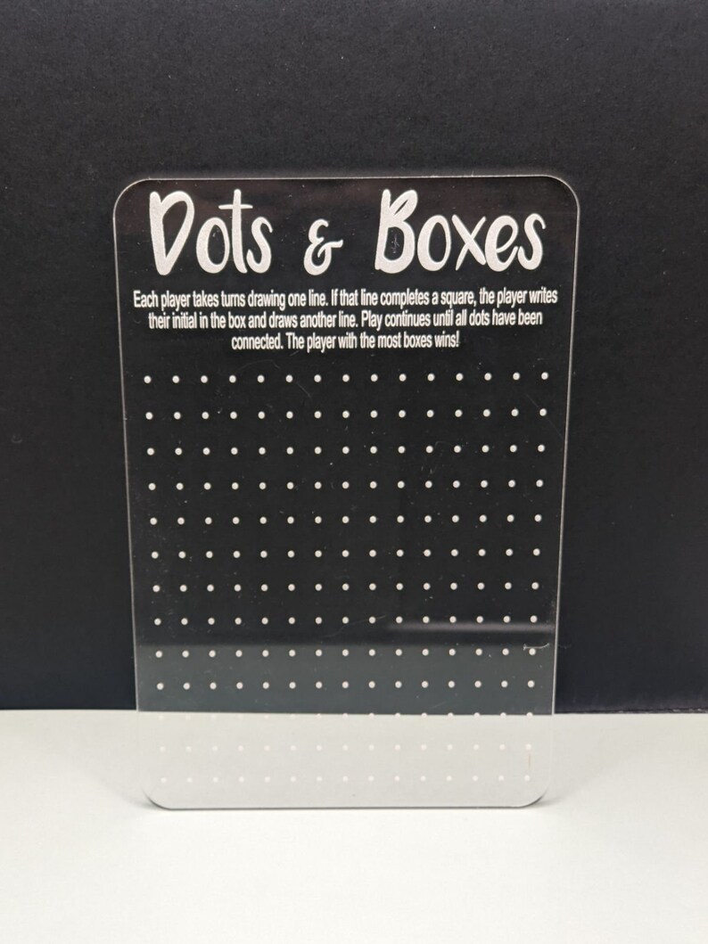 Dry Erase Board Games Etsy