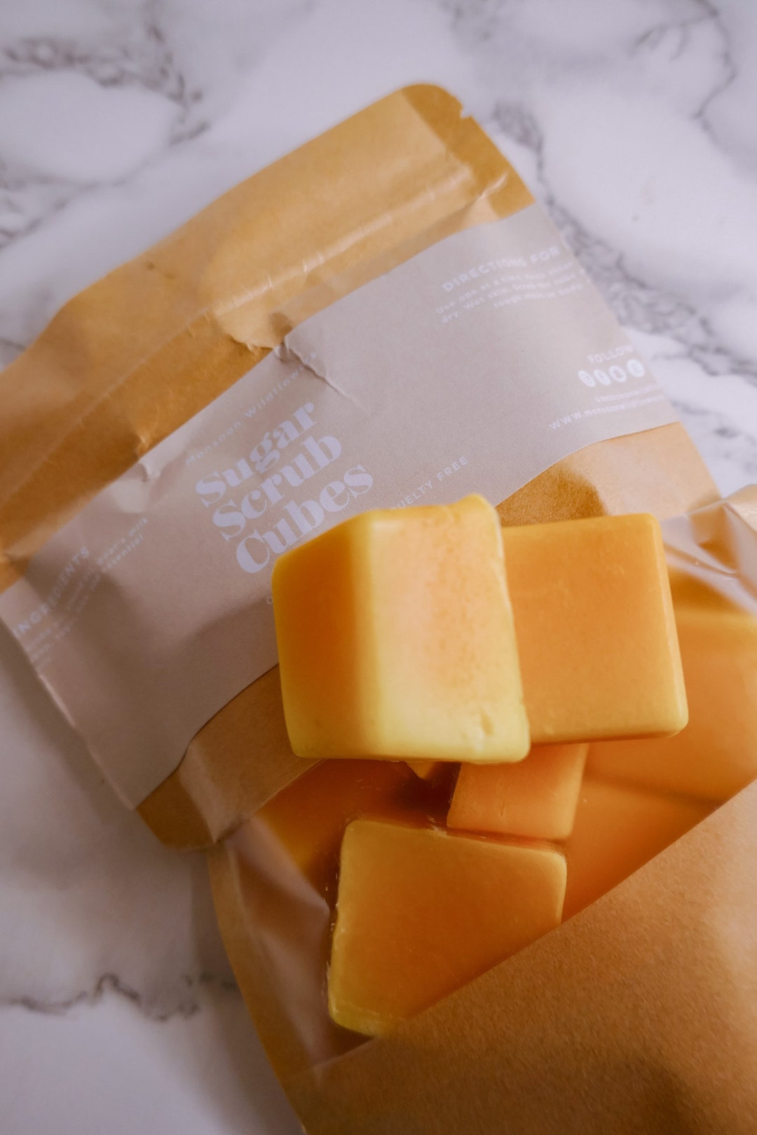 Sugar Scrub Cubes Custom Size Sugar Scrub Cube All Natural Etsy