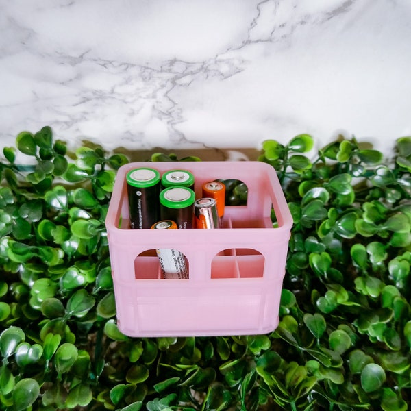 Crate Battery Holder Etsy