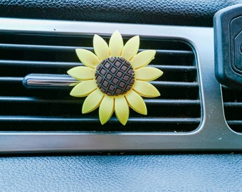 Sunflower Car Vent Clip Air Freshener | Scent Pod