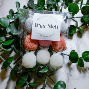 Pineapple 9 Pack Wax Melt | Food Theme Wax Melt | Dessert Candle | Wax Melts for Warmer | Strong Wax Melts | Wax Melt Warmer