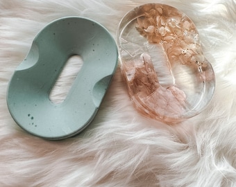 Resin Jesmonite Soap Dish | Oopsies | Clearance items