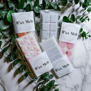Wax Melts Break Apart Bar 2er Pack | Organische ungiftige Sojawachsschmelze | Wachsschmelze für Stövchen | Süße Wax Melts