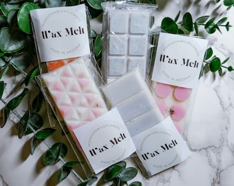 Soy Wax Melts Break Apart Bar 2 Pack | Homemade Scented Wax