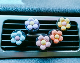 Flower Car Air Freshener Vent Clip | Cute Car Decor