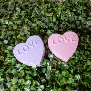 Heart Love Bath Bomb | Lavender Scented | Strawberry Scented | Bath Bomb Bubble Bath | Bath Bomb Set | Bath Soak