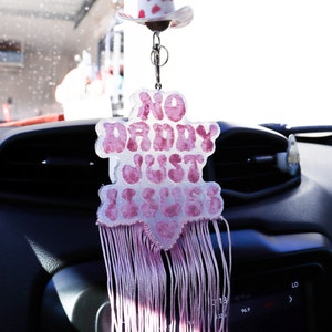 No Daddy Just Issues Freshie | Car Air Freshener Hanging | Custom Car Air Freshener | New Car Gift | Car Scent Freshie | Car Scent Diffuser