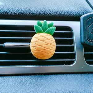 Pineapple Car Air Freshener | Car Vent Clip Air Freshener | Car Freshener Scent Pod | Cute Car Decor | Cute Car Air Freshener