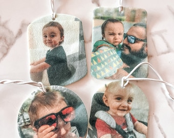Personalisierter Fotoauto-Lufterfrischer | Luft Freshie