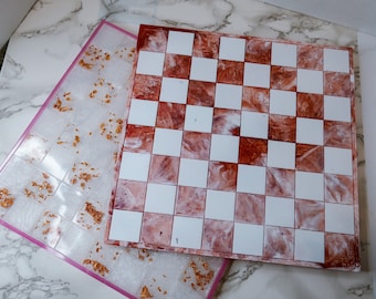 Chess Board | Resin Chess Board | Epoxy Chess board | Minimalist Chess Board | Handmade Chess Board