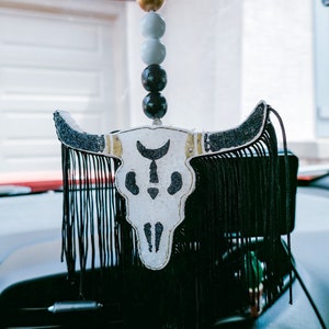 Cow Skull Freshie | Car Air Freshener Hanging | Custom Car Air Freshener | New Car Gift | Car Scent Freshie | Car Scent Diffuser