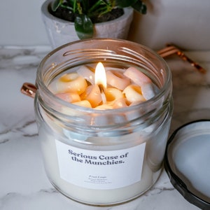 Serious Case Of The Munchies Soy Wax Candle | Fruit Scented Cereal | Funny Candle | Sarcastic Candle | Sassy Candle | Unique Candle