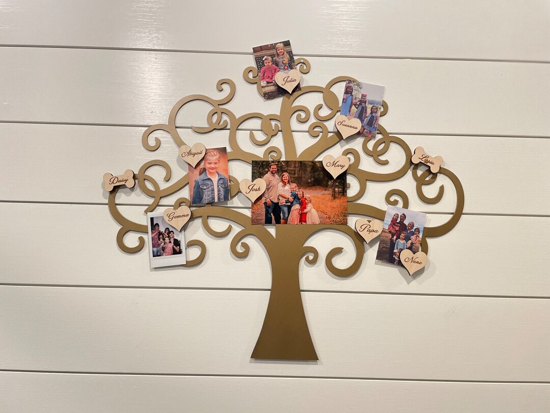 Large Family Tree Wall Hanging Custom Family Tree Metal Family Tree