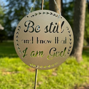 Custom Garden Sign Custom Gardener Scripture Sign Gardening Wall Art Garden Metal Sign Pollinator Yard Decor Gardening Gifts Gift for Mom