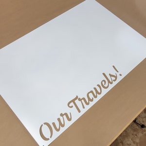 Personalized Magnetic Travel Board | Souvenir Magnet Display