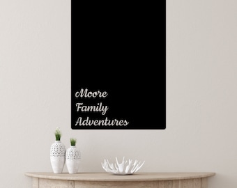 Custom Magnetic Board Vertical | Kids Magnetic Board | Childs Name Magnetic Board | Kid's Artwork Magnetic Board | Child Magnet Board